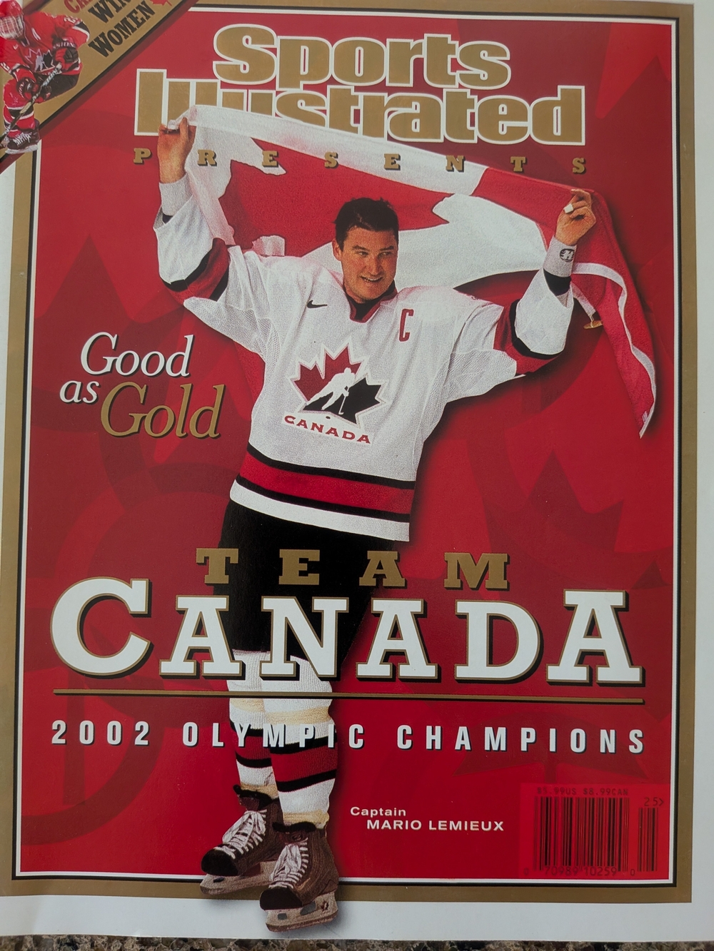 2002 Sports Illustrated Team Canada Good As Gold Magazine